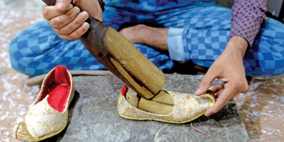 5. Khussa - Leather Footwear