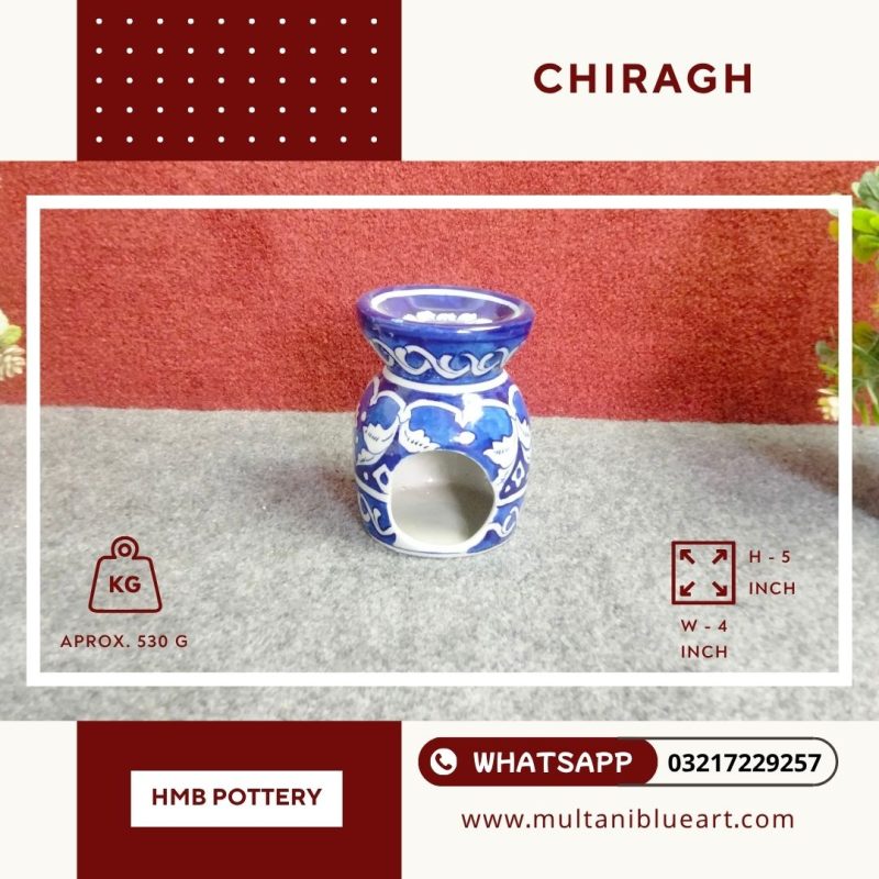 Chiragh - Multani Blue Pottery