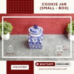 Cookie Jar (Small - Box) - Multani Blue Pottery