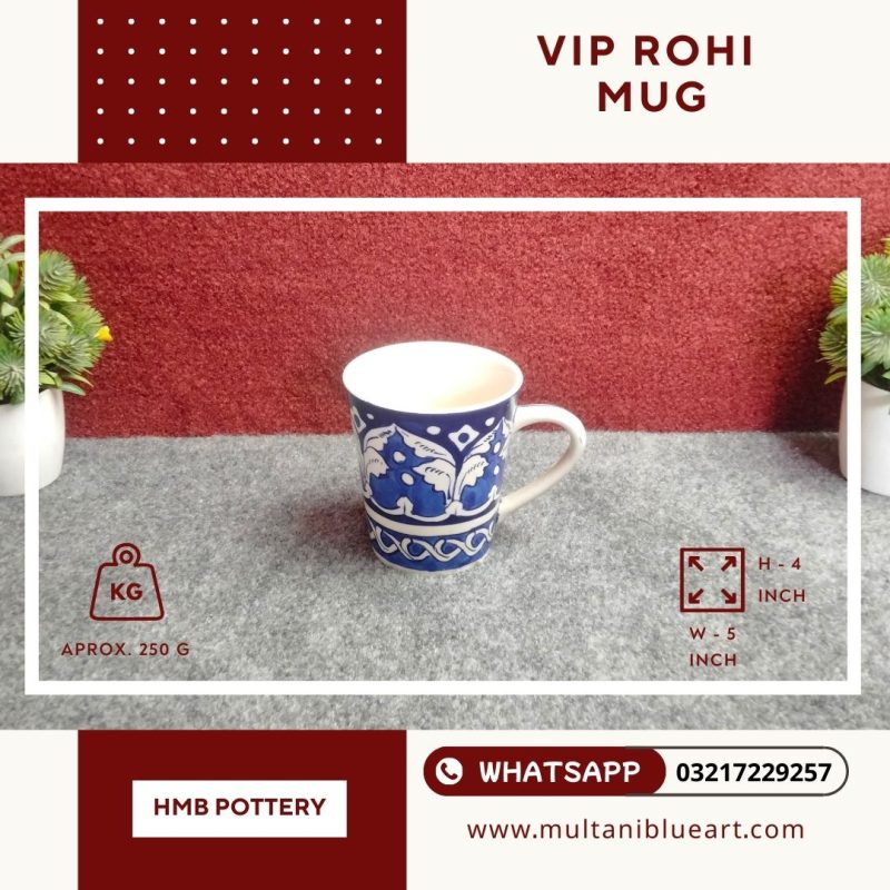 VIP Rohi Mug - Multani Blue Pottery