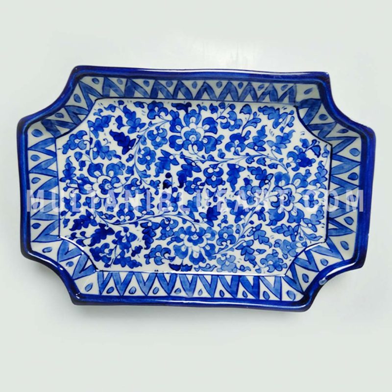 Mug dish large Blue Pottery