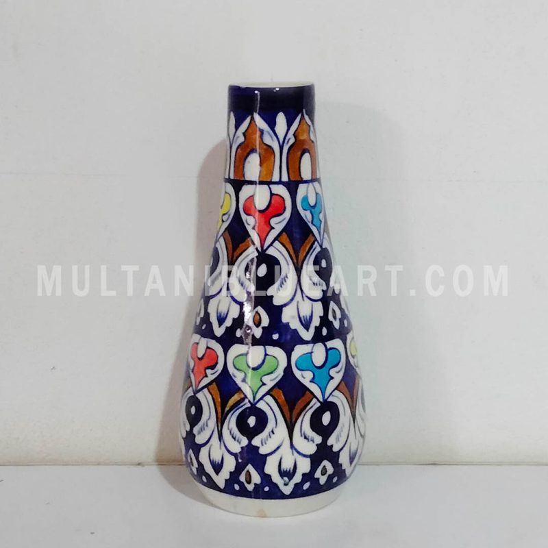 Vase Ball Bottle Shape - Multani Blue Pottery