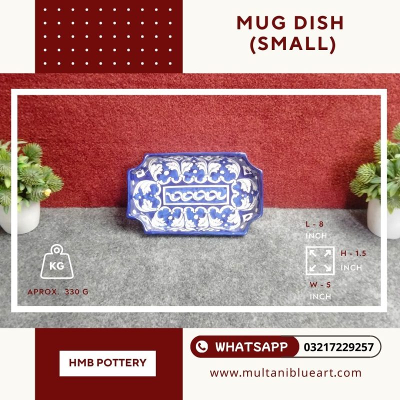 Mug Dish (Small) - Multani Blue Pottery