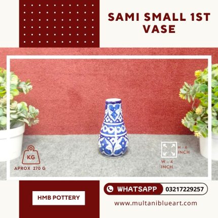 Semi Small 1st Vase - Multani Blue Pottery