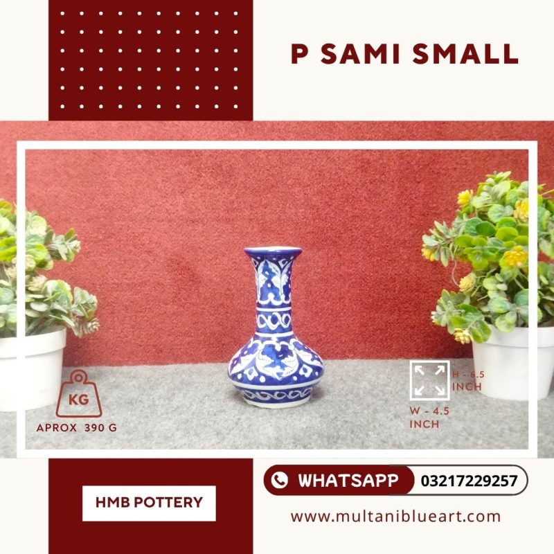 P Semi Small - Multani Blue Pottery