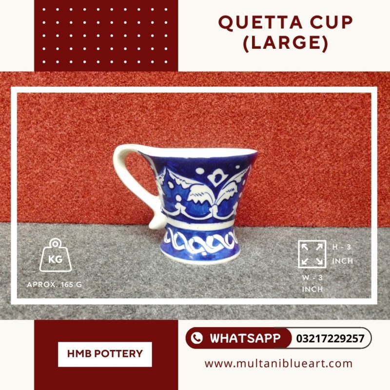 Quetta Cup (Large) - Multani Blue Pottery