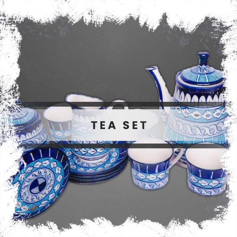 Six Antiques Blue Pottery Product In Pakistan ORM Handicraft