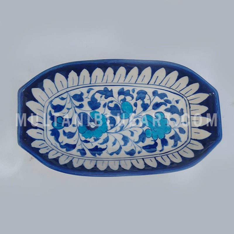 Biscuit Dish (Small) - Multani Blue Art