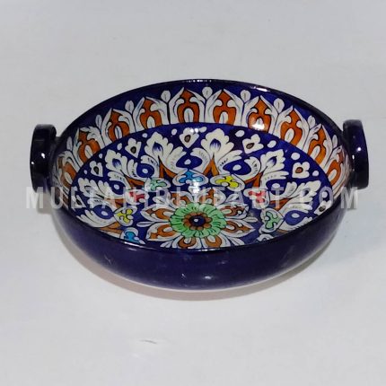 Karahi Large Blue Pottery