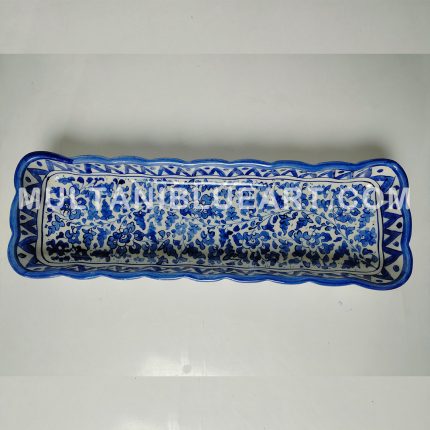 Kabab Dish Large (1st) - Multani Blue Pottery