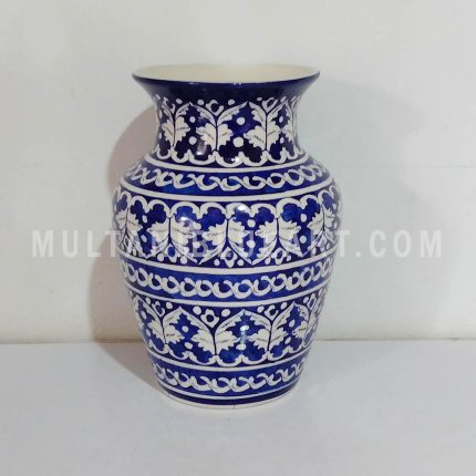 Vase Regular Blue Pottery