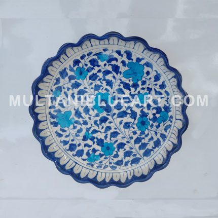 Apple Dish (Large) - Multani Blue Pottery
