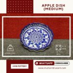 Apple Dish (Medium) - Multani Blue Pottery