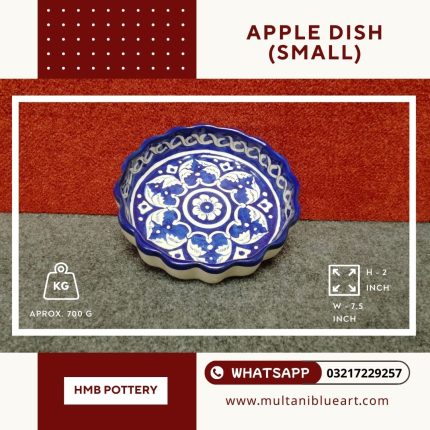Apple Dish (Small) - Multani Blue Pottery