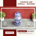 Cookie Jar (Small - Round) - Multani Blue Pottery