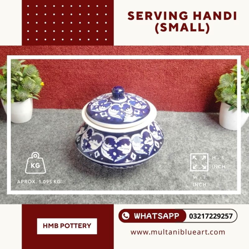 Handi Serving (Small) - Multani Blue Pottery