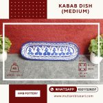 Kabab Dish (Medium - 2nd) - Multani Blue Pottery