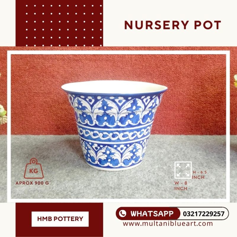 Nursery Pot - Multani Blue Pottery