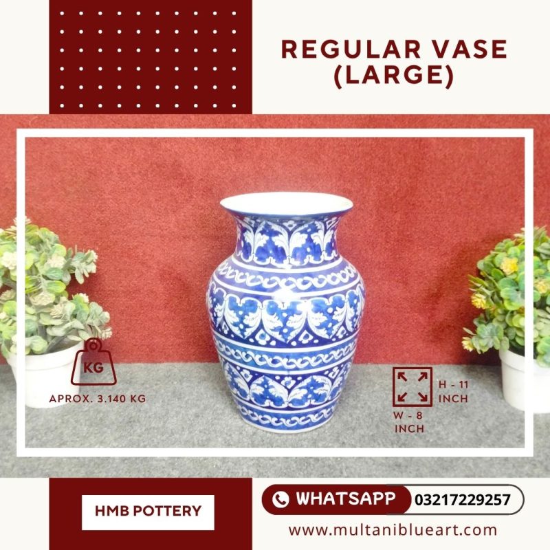 Regular Vase (Large) - Multani Blue Pottery