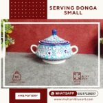 Serving Donga Small - Multani Blue Pottery