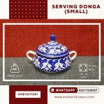 Serving Donga (Small Size) - Multani Blue Pottery