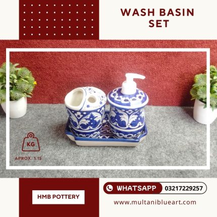 Wash Basin Set - Multani Blue Pottery