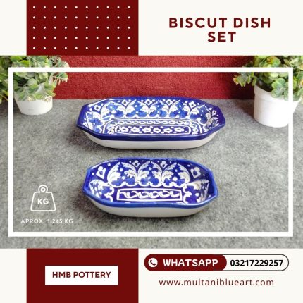 Biscut Dish Set - Multani Blue Pottery
