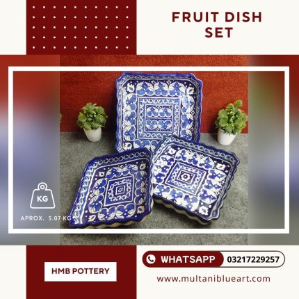 Fruit Dish Set - Multani Blue Pottery