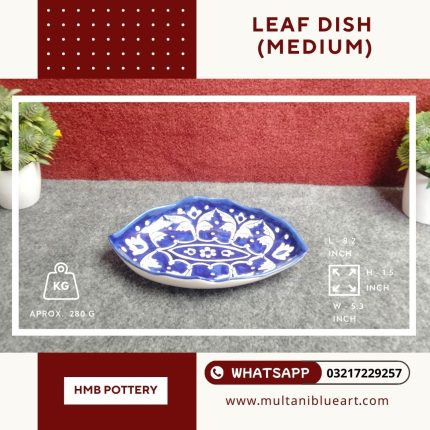 Leaf Dish (Medium) - Multani Blue Pottery