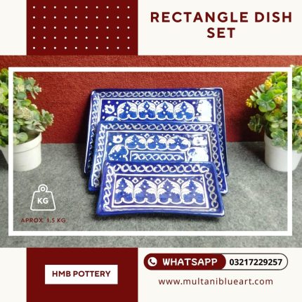 Rectangle Dish Set - Multani Blue Pottery