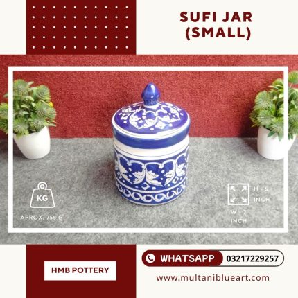 Sufi Jar (Small) - Multani Blue Pottery