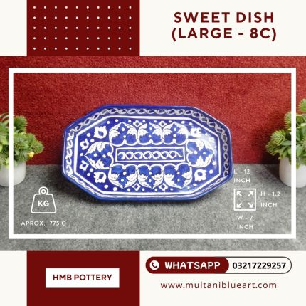 Sweet Dish (Large-8C ) - Multani Blue Pottery