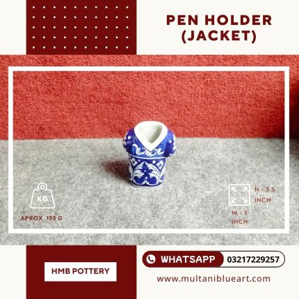 Pen Holder ( Jacket ) - Multani Blue Pottery