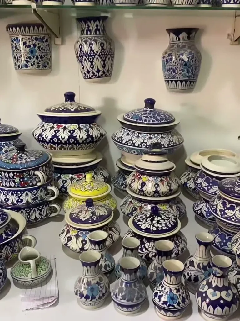 Lidded pots and jars finished and ready to go out